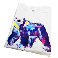 Tee Shirt Printed Beautiful Polar Bear