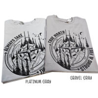 Tee Shirt Printed Outdoors Always Take the Scenic Route