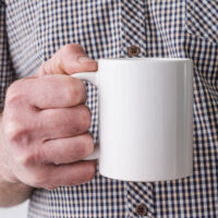 Sublimation Blank - Unprinted Ceramic Mug Shiny White 11 oz Capacity (Printed 11oz Mugs $4.95 each) *minimum order one tray of 12 mugs*