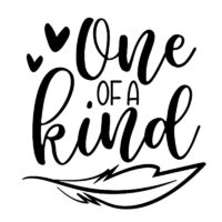 Tee Shirt Printed Affirmation One Of A Kind