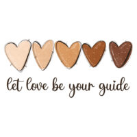 Tee Shirt Printed Affirmation Let Love Be your Guide