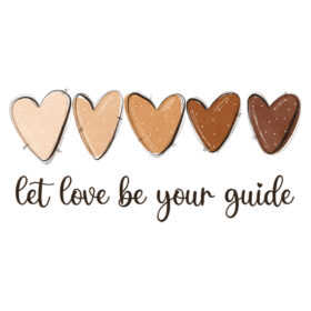 Tee Shirt Printed Affirmation Let Love Be your Guide