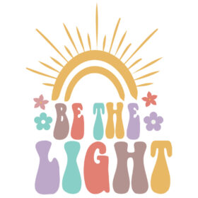 Tee Shirt Printed Affirmation Be The Light