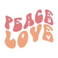 Tee Shirt Printed Affirmation Peace Love