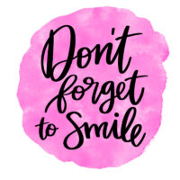 Alternative view of Tee Shirt Printed Affirmation Don't Forget To Smile