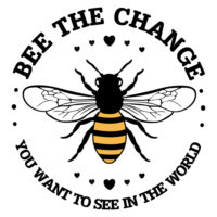 Tee Shirt Printed Bee Quotes Bee The Change
