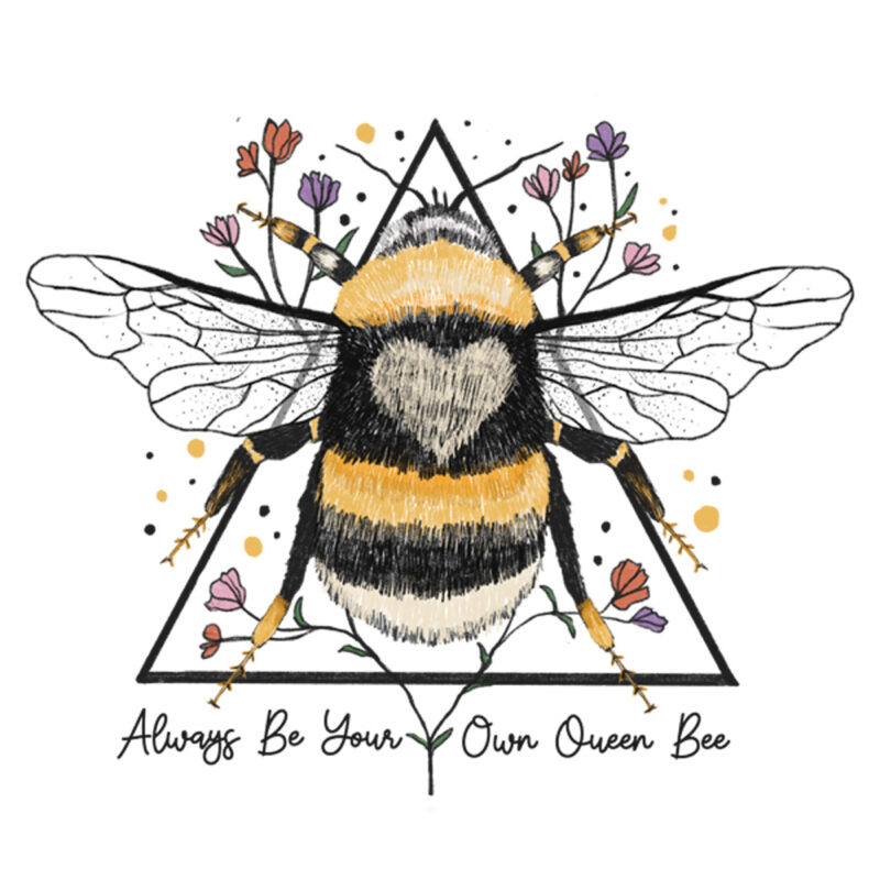 Tee Shirt Printed Bee Quotes Queen Bee Watkins Products tee-shirt-printed-bee-quotes-queen-bee-watkins-products