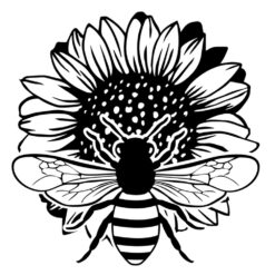 Tee Shirt Printed Bee Quotes Bee Sunflower