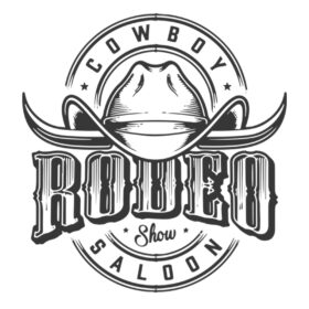 Tee Shirt Printed Country Cowboy Rodeo