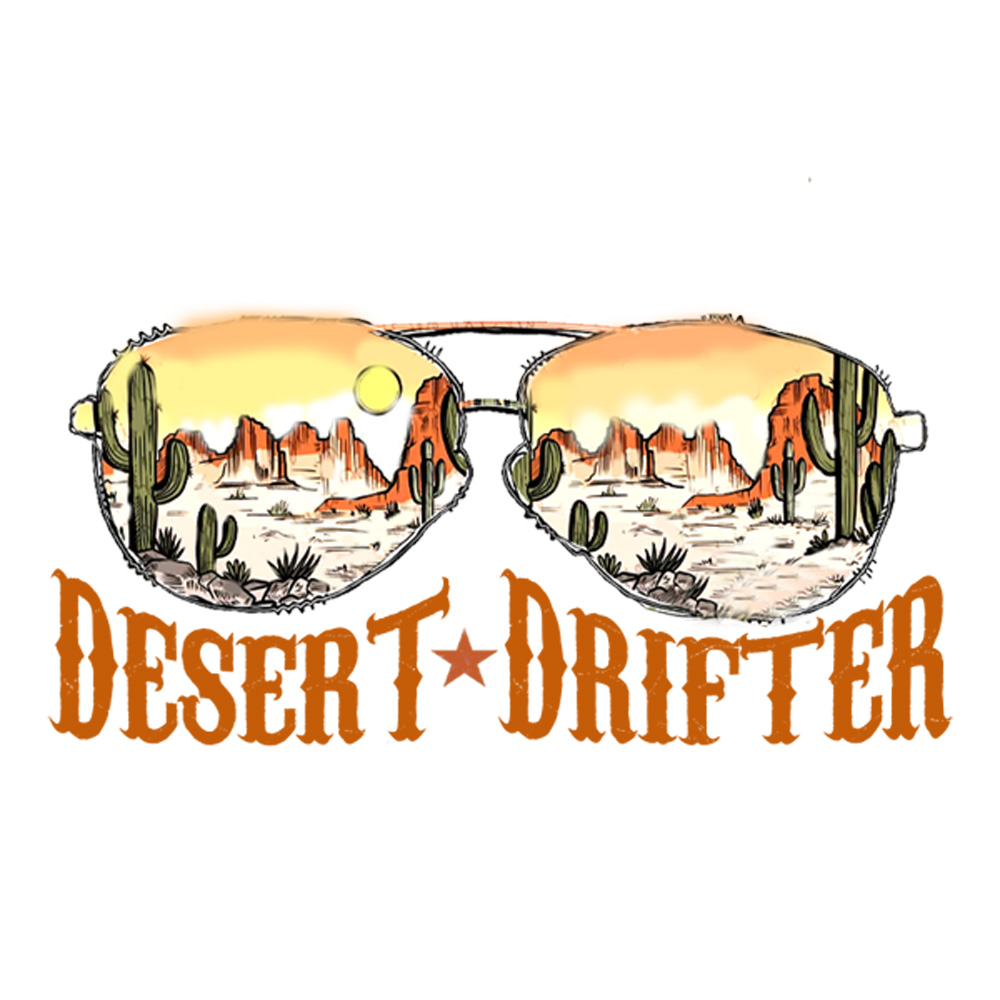 Tee Shirt Printed Country Desert Drifter - Image 2
