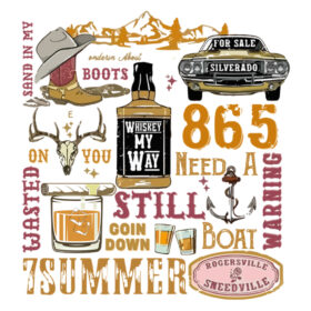 Tee Shirt Printed Country 7 Summer