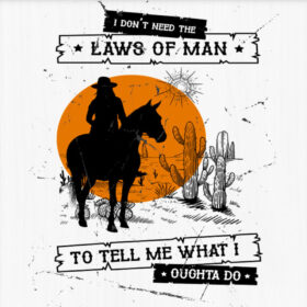 Tee Shirt Printed Country Laws of Man