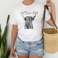 Tee Shirt Printed Beautiful Hell Raisin' Rebel