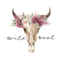 Alternative view of Tee Shirt Printed Edgy Wild Soul Steer Skull