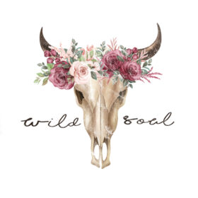 Alternative view of Tee Shirt Printed Edgy Wild Soul Steer Skull