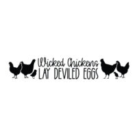 Tee Shirt Printed Chicken Wicked Chickens