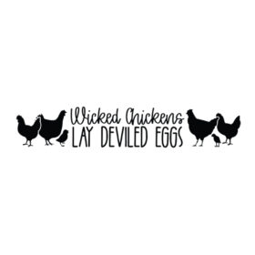 Tee Shirt Printed Chicken Wicked Chickens