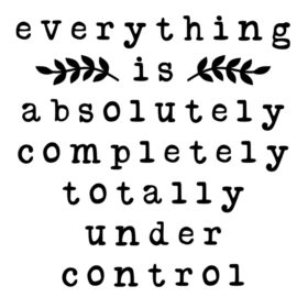 Tee Shirt Printed Sarcastic Totally Under Control