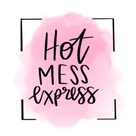 Tee Shirt Printed Sarcastic Hot Mess Express