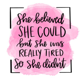 Tee Shirt Printed Sarcastic She Was Really tired