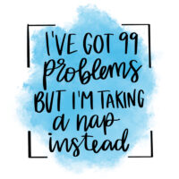 Tee Shirt Printed Sarcastic I've Got 99 Problems
