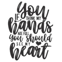Tee Shirt Printed Family You Should See My Heart