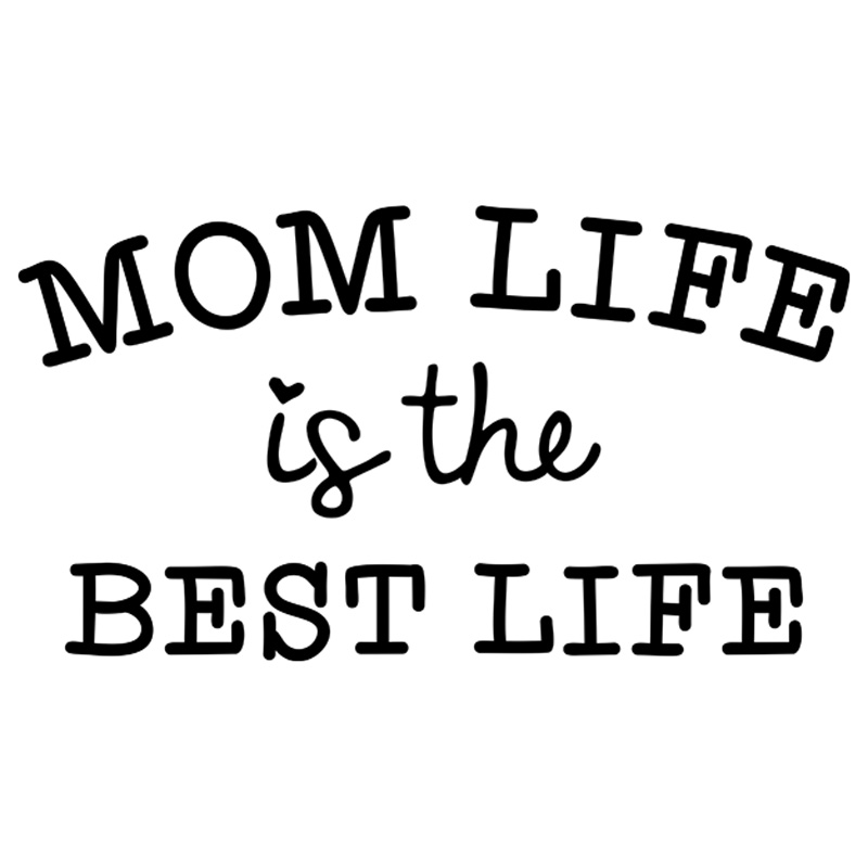 Tee Shirt Printed Family Mom Life Is The Best Life