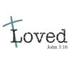 Tee Shirt Printed Faith Loved John 3:16