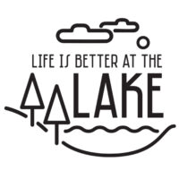 Tee Shirt Printed Lake Life Is Better At The Lake Tree