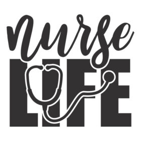 Tee Shirt Printed Nurse Nurse Life