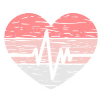 Tee Shirt Printed Nurse Pink Heart
