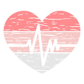 Tee Shirt Printed Nurse Pink Heart