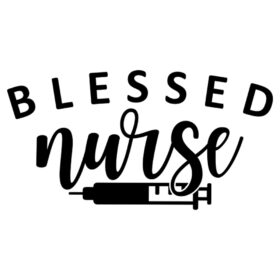 Tee Shirt Printed Nurse Blessed Nurse