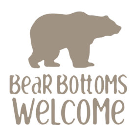 Tee Shirt Printed Outdoors Bear Bottoms Welcome