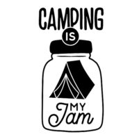 Tee Shirt Printed Outdoors Camping Is My Jam