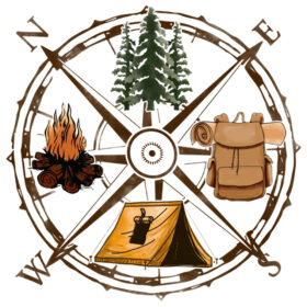 Tee Shirt Printed Outdoors Compass Camping Pictures