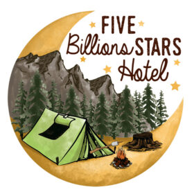 Tee Shirt Printed Outdoors Five Billion Stars Hotel