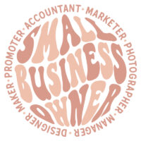Tee Shirt Printed Small Business Owner Circle