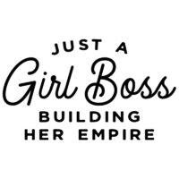 Tee Shirt Printed Small Business Just A Girl Boss