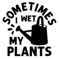 Alternative view of Tee Shirt Printed Plants Sometimes I Wet My Plants