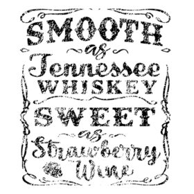Tee Shirt Printed Ranch Smooth as Tennesee Whiskey