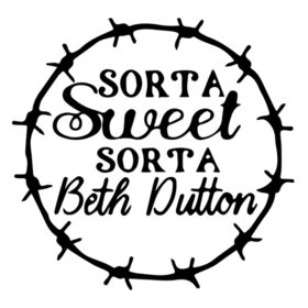 Alternative view of Tee Shirt Printed Ranch Sorta Sweet Sorta Beth Dutton