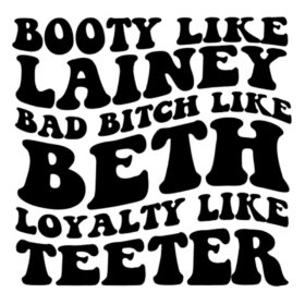 Tee Shirt Printed Ranch Booty Like Lainey