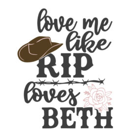 Tee Shirt Printed Ranch Love Me Like Rip