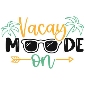 Tee Shirt Printed Summer Vacay Mode On