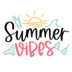 Tee Shirt Printed Summer Summer Vibes