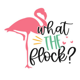 Tee Shirt Printed Summer What The Flock