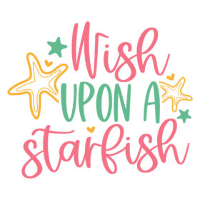 Tee Shirt Printed Summer Wish Upon A Starfish