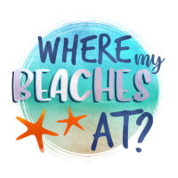 Alternative view of Tee Shirt Printed Summer Where My Beaches At?