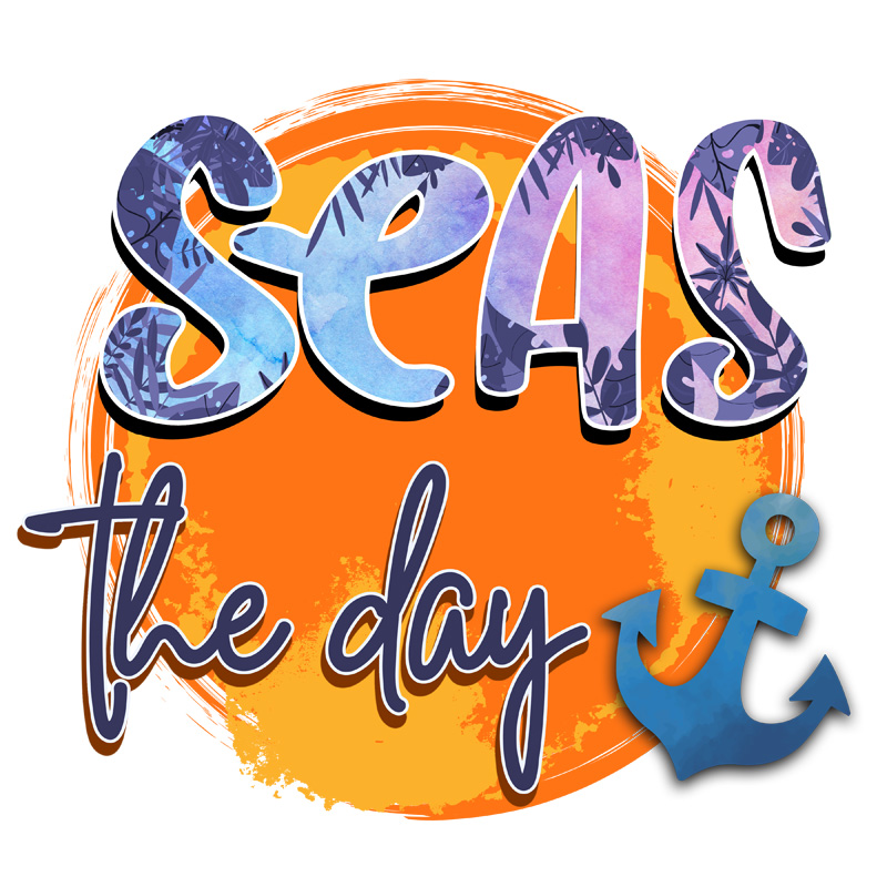 Tee Shirt Printed Summer Seas The Day FREE NAMEDROP - Image 2